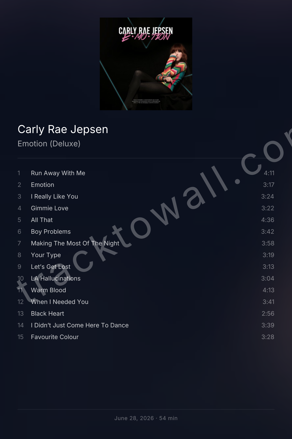 Emotion Deluxe — Carly Rae Jepsen poster