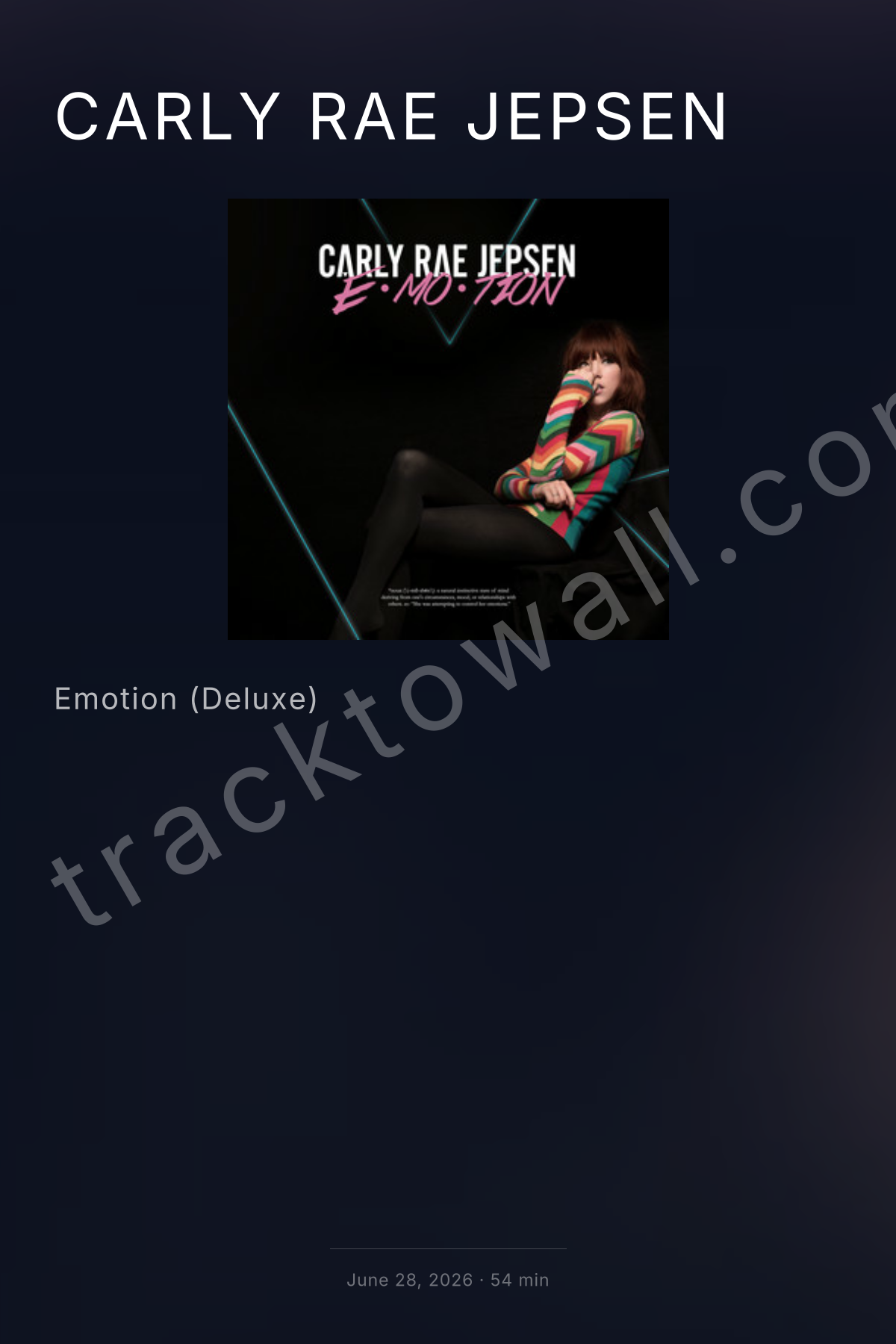 Emotion (Deluxe) — bold poster style