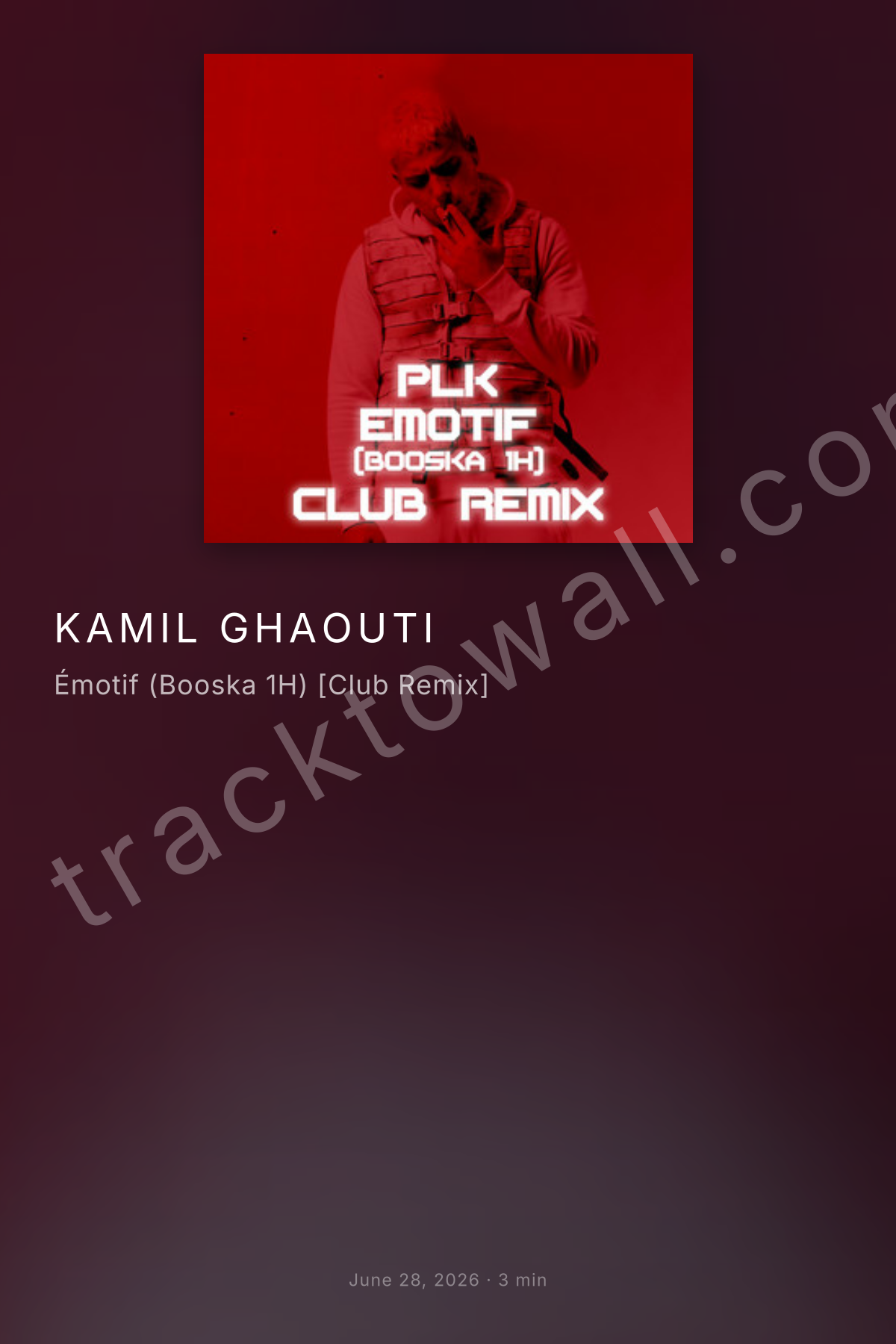 Émotif (Booska 1H) [Club Remix] — gradient poster style